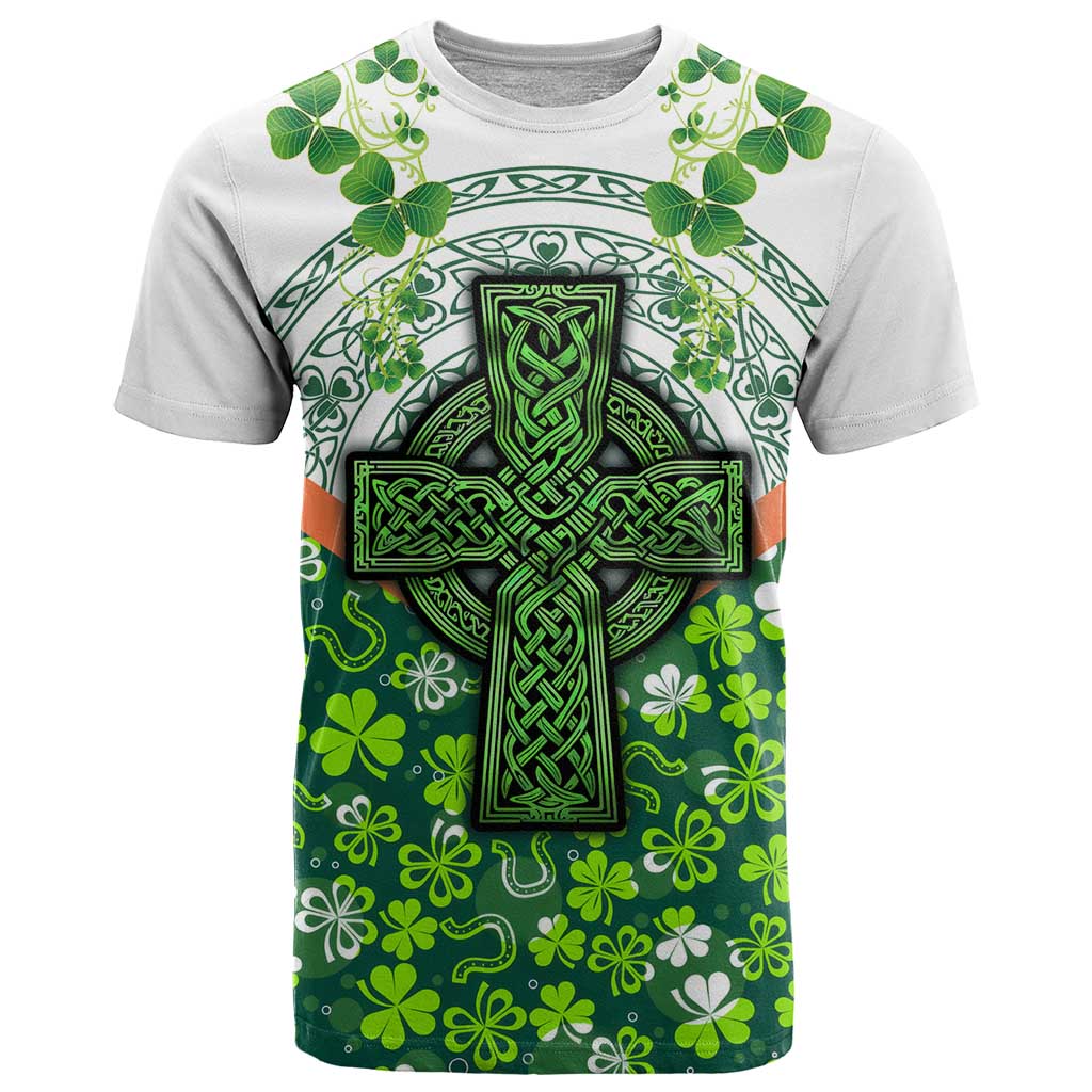 Celtic Knot and Clover Ireland - Inspired Design T Shirt
