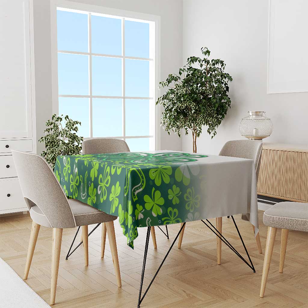 Celtic Knot and Clover Ireland - Inspired Design Tablecloth