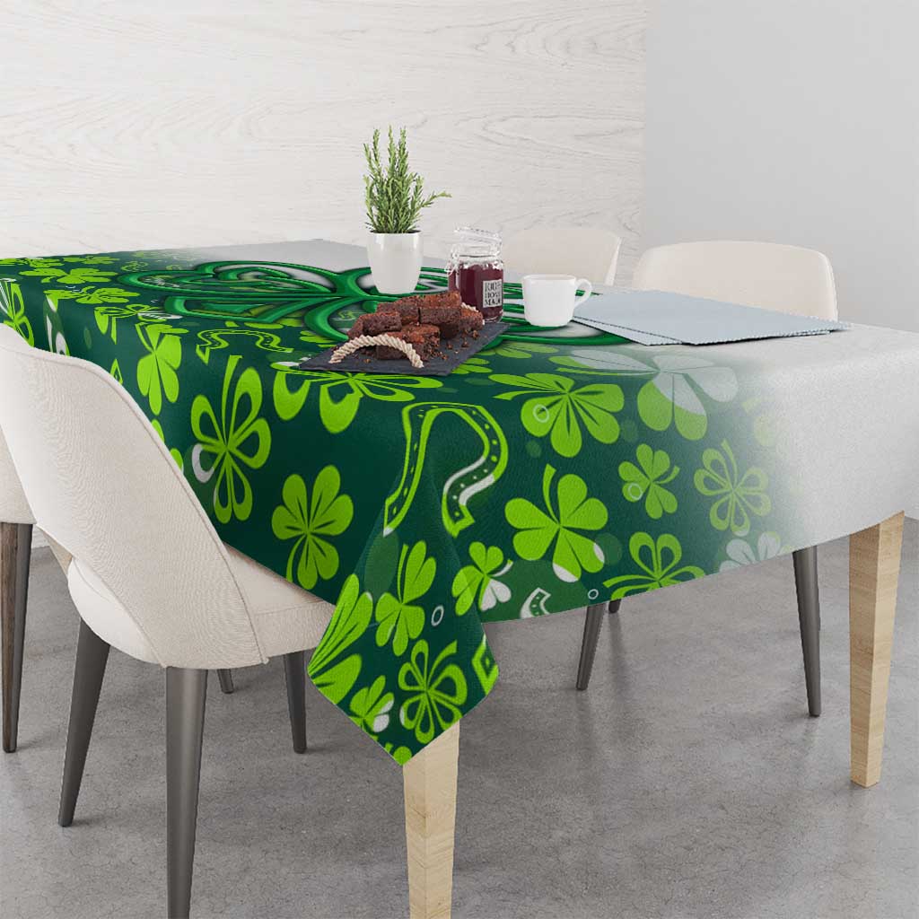 Celtic Knot and Clover Ireland - Inspired Design Tablecloth