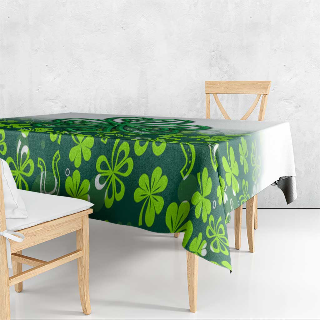Celtic Knot and Clover Ireland - Inspired Design Tablecloth