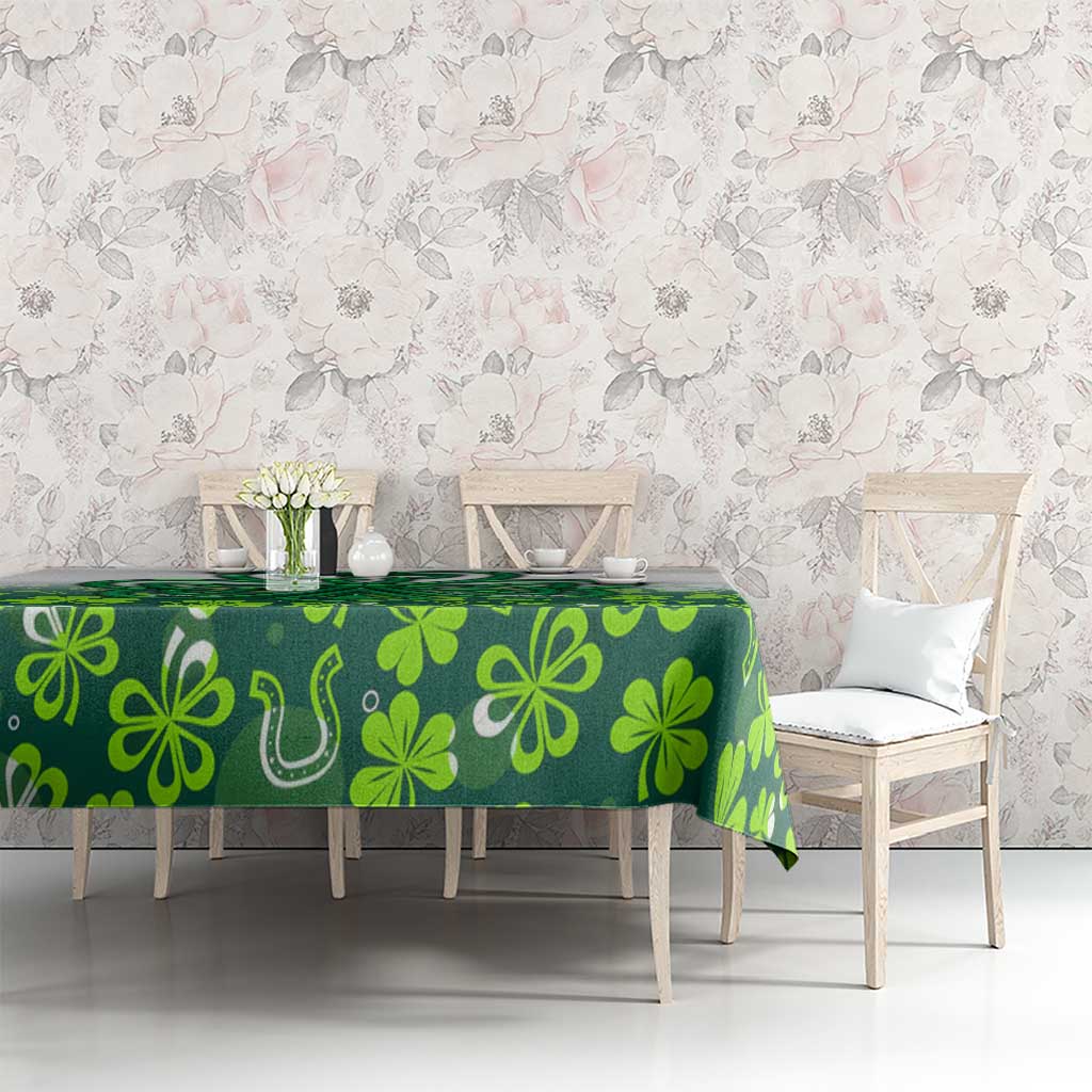 Celtic Knot and Clover Ireland - Inspired Design Tablecloth