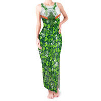 Celtic Knot and Clover Ireland - Inspired Design Tank Maxi Dress