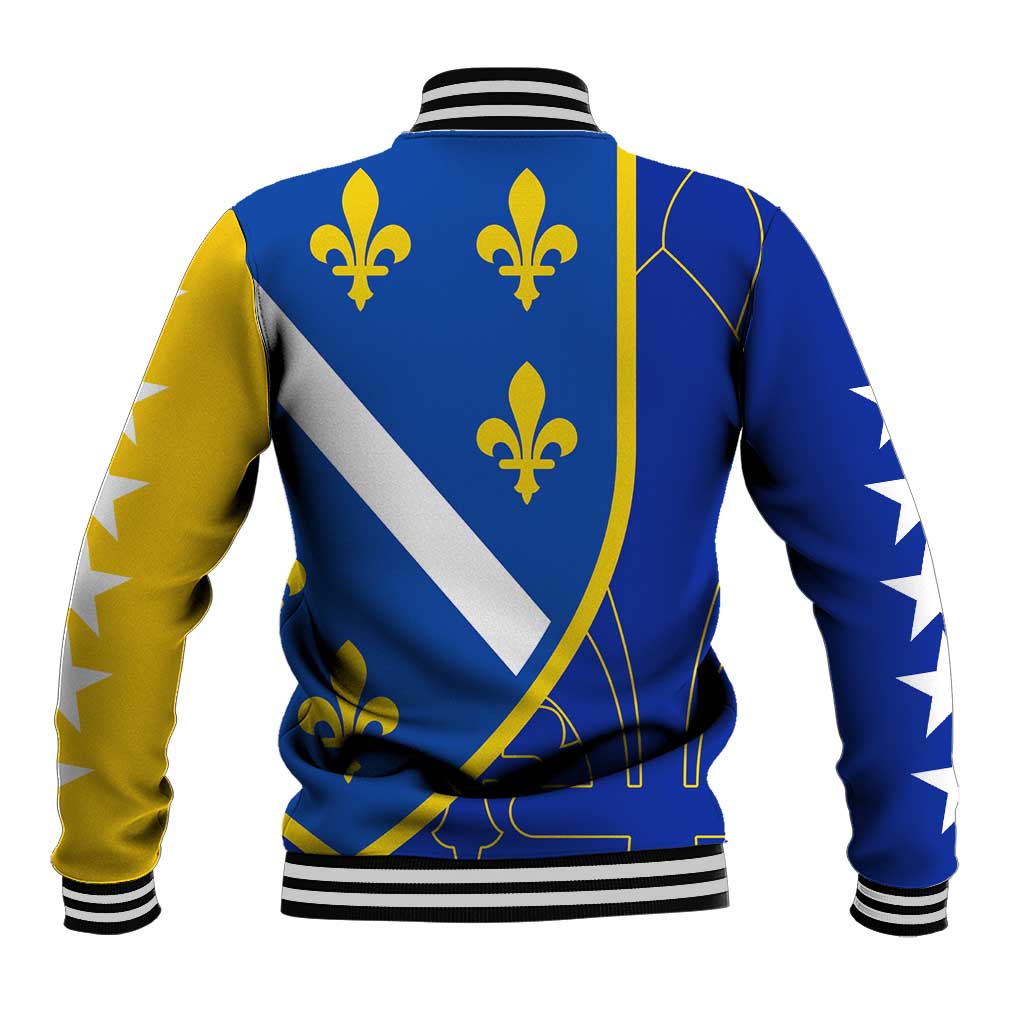 Bosnia and Herzegovina Baseball Jacket Flag and Coat of Arms Hoodie – Unique Combination Design