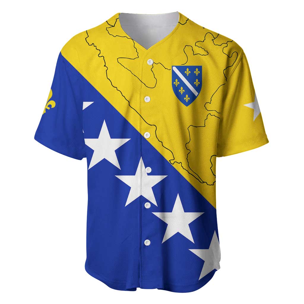 Bosnia and Herzegovina Baseball Jersey Flag and Coat of Arms Hoodie – Unique Combination Design
