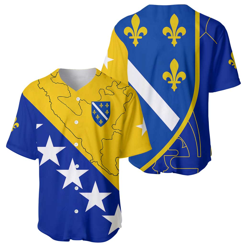 Bosnia and Herzegovina Baseball Jersey Flag and Coat of Arms Hoodie – Unique Combination Design