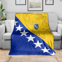 Bosnia and Herzegovina Blanket Flag and Coat of Arms Hoodie – Unique Combination Design