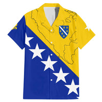 Bosnia and Herzegovina Family Matching Mermaid Dress and Hawaiian Shirt Flag and Coat of Arms Hoodie – Unique Combination Design