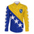 Bosnia and Herzegovina Family Matching Puletasi and Hawaiian Shirt Flag and Coat of Arms Hoodie – Unique Combination Design