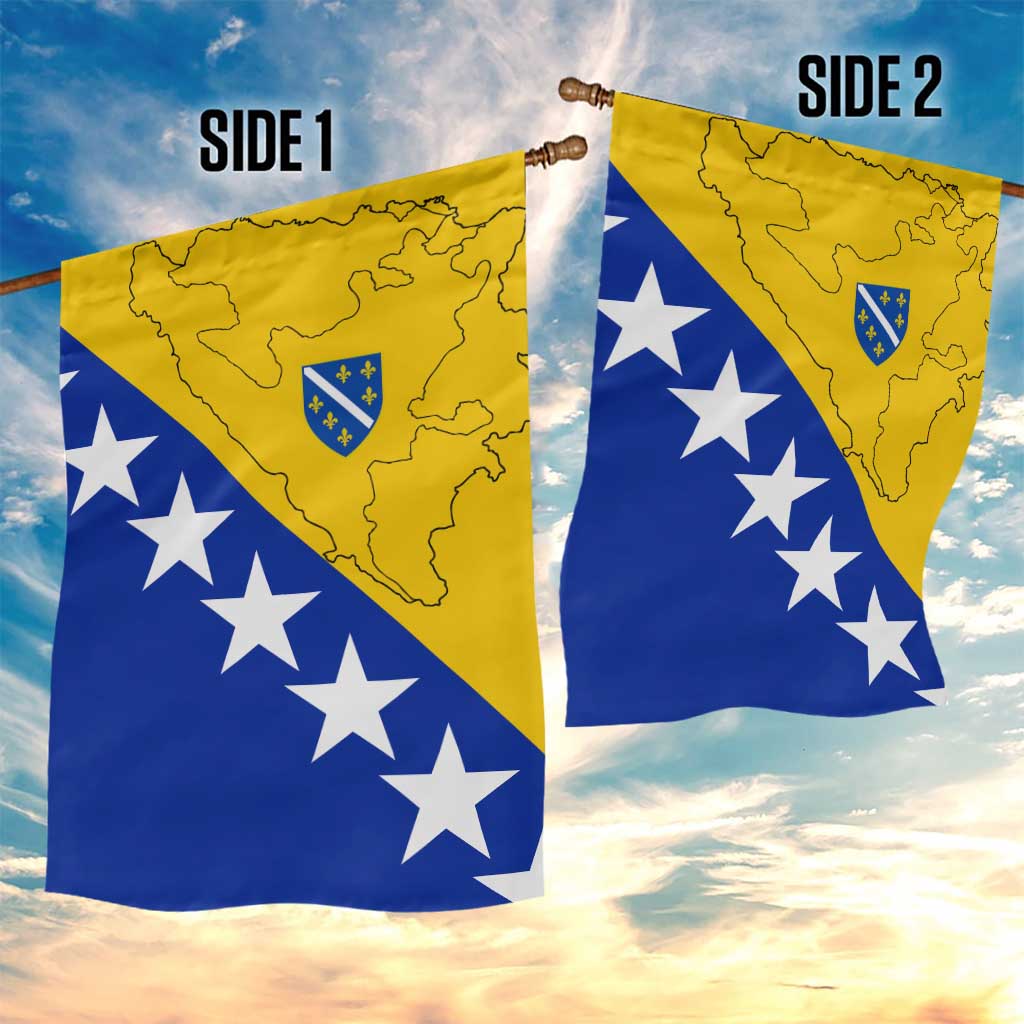 Bosnia and Herzegovina Garden Flag Flag and Coat of Arms Hoodie – Unique Combination Design