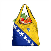 Bosnia and Herzegovina Grocery Bag Flag and Coat of Arms Hoodie – Unique Combination Design