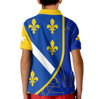 Bosnia and Herzegovina Kid Polo Shirt Flag and Coat of Arms Hoodie – Unique Combination Design