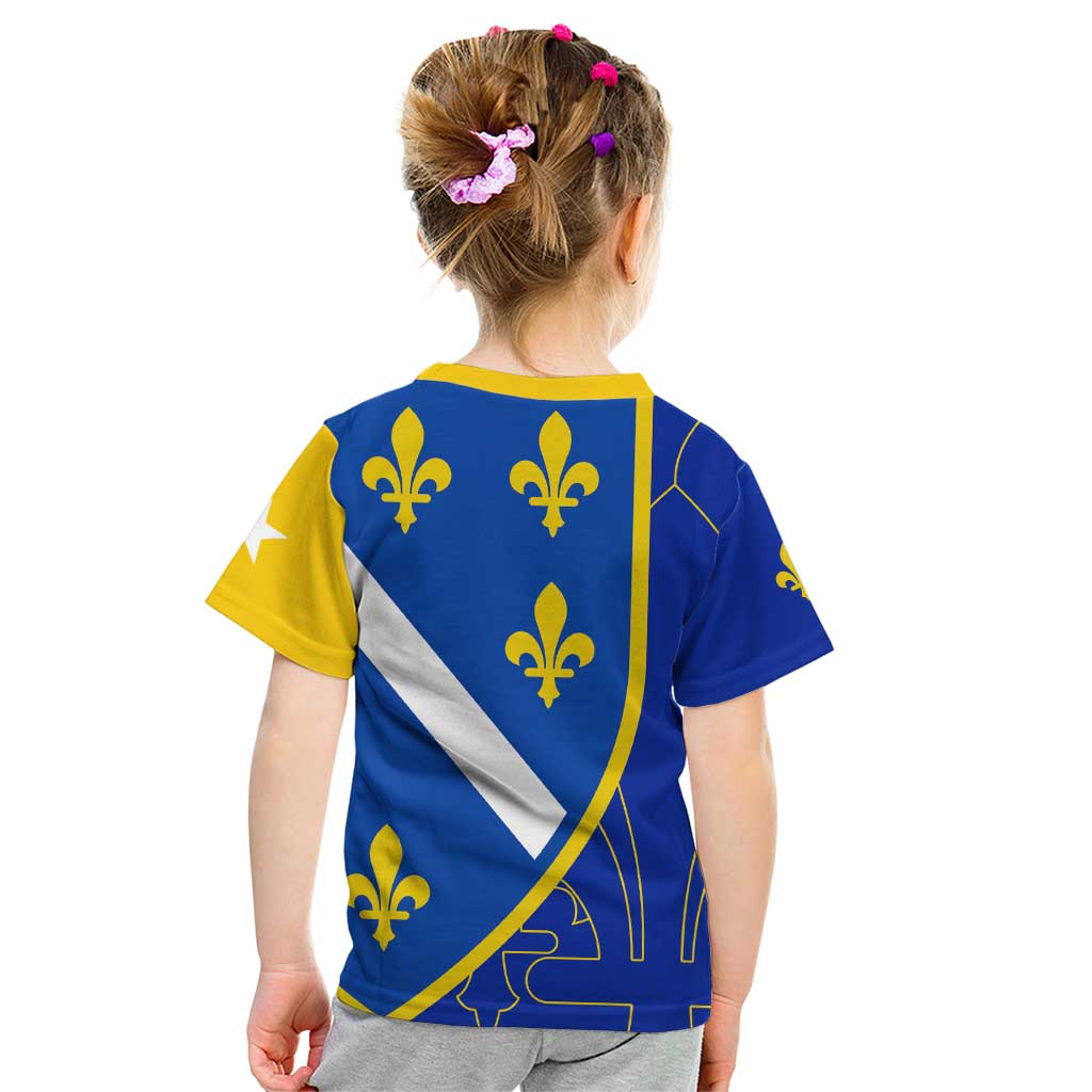 Bosnia and Herzegovina Kid T Shirt Flag and Coat of Arms Hoodie – Unique Combination Design