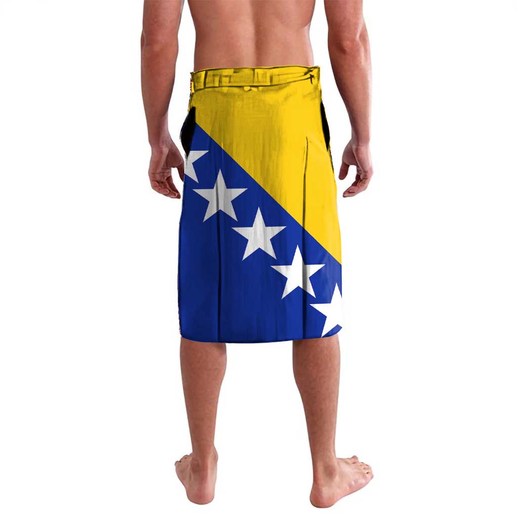 Bosnia and Herzegovina Lavalava Flag and Coat of Arms Hoodie – Unique Combination Design