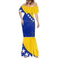 Bosnia and Herzegovina Mermaid Dress Flag and Coat of Arms Hoodie – Unique Combination Design