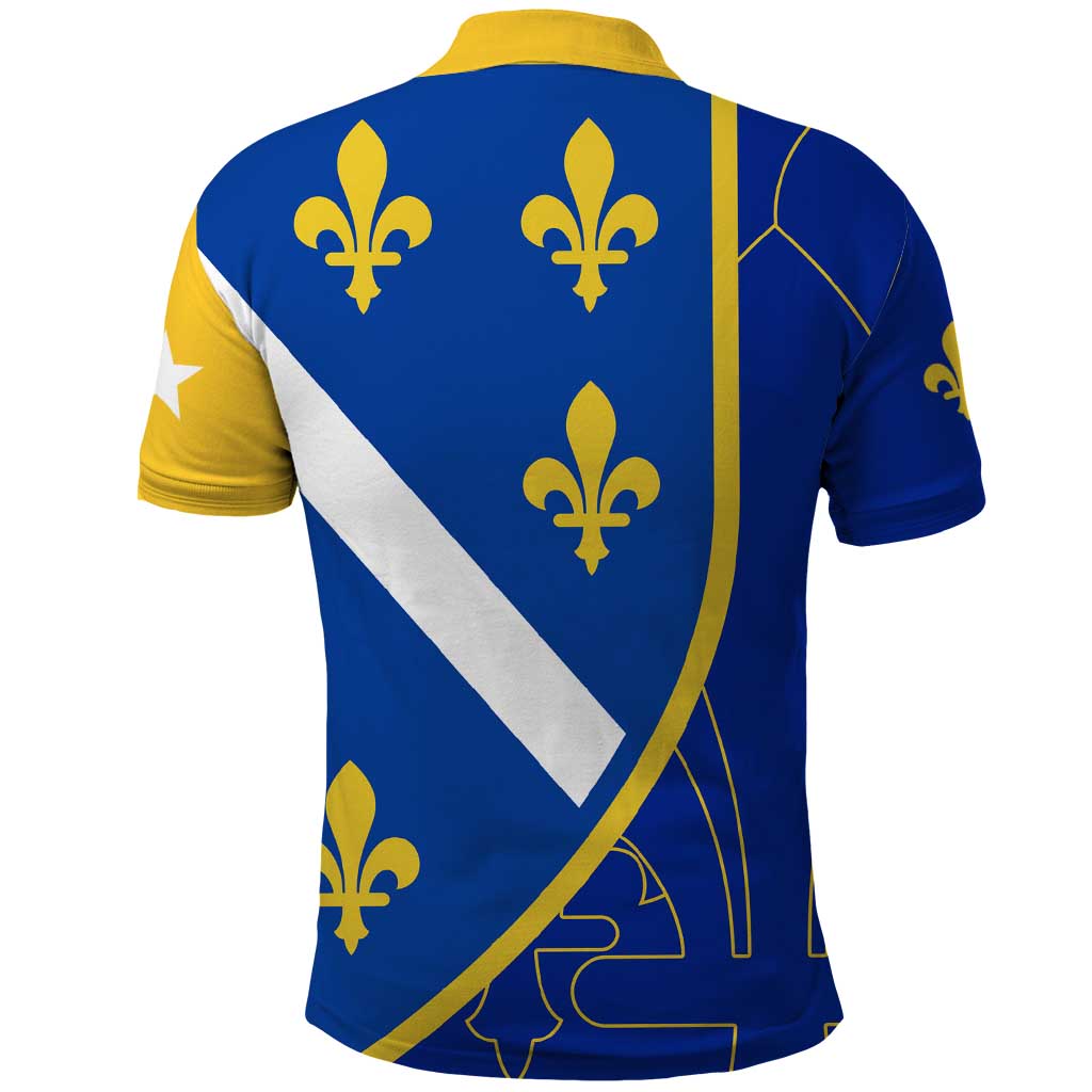 Bosnia and Herzegovina Polo Shirt Flag and Coat of Arms Hoodie – Unique Combination Design