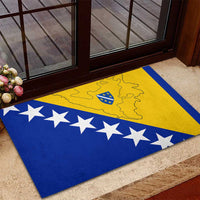 Bosnia and Herzegovina Rubber Doormat Flag and Coat of Arms Hoodie – Unique Combination Design