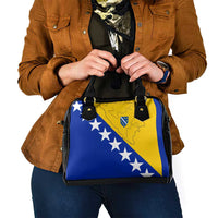 Bosnia and Herzegovina Shoulder Handbag Flag and Coat of Arms Hoodie – Unique Combination Design