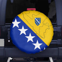 Bosnia and Herzegovina Spare Tire Cover Flag and Coat of Arms Hoodie – Unique Combination Design