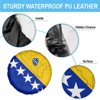 Bosnia and Herzegovina Spare Tire Cover Flag and Coat of Arms Hoodie – Unique Combination Design