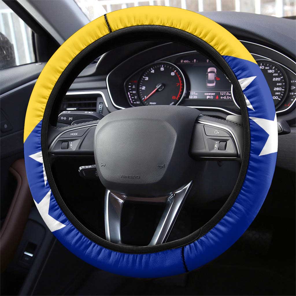 Bosnia and Herzegovina Steering Wheel Cover Flag and Coat of Arms Hoodie – Unique Combination Design