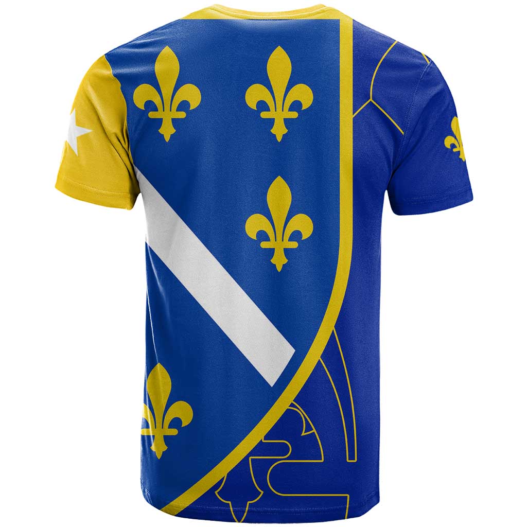 Bosnia and Herzegovina T Shirt Flag and Coat of Arms Hoodie – Unique Combination Design