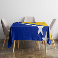 Bosnia and Herzegovina Tablecloth Flag and Coat of Arms Hoodie – Unique Combination Design