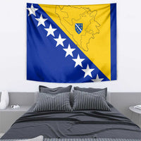 Bosnia and Herzegovina Tapestry Flag and Coat of Arms Hoodie – Unique Combination Design