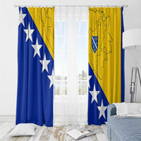 Bosnia and Herzegovina Window Curtain Flag and Coat of Arms Hoodie – Unique Combination Design