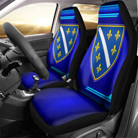 Bosnia and Herzegovina Coat of Arms Car Seat Cover Blend of National Colors & Symbols