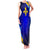 Bosnia and Herzegovina Coat of Arms Family Matching Tank Maxi Dress and Hawaiian Shirt Blend of National Colors & Symbols