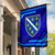 Bosnia and Herzegovina Coat of Arms Garden Flag Blend of National Colors & Symbols