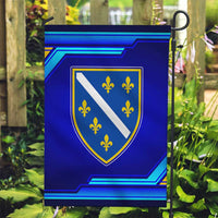 Bosnia and Herzegovina Coat of Arms Garden Flag Blend of National Colors & Symbols