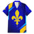 Bosnia and Herzegovina Coat of Arms Hawaiian Shirt Blend of National Colors & Symbols