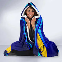 Bosnia and Herzegovina Coat of Arms Hooded Blanket Blend of National Colors & Symbols