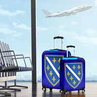 Bosnia and Herzegovina Coat of Arms Luggage Cover Blend of National Colors & Symbols