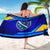 Bosnia and Herzegovina Coat of Arms Sarong Blend of National Colors & Symbols