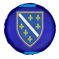 Bosnia and Herzegovina Coat of Arms Spare Tire Cover Blend of National Colors & Symbols