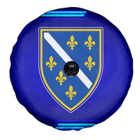 Bosnia and Herzegovina Coat of Arms Spare Tire Cover Blend of National Colors & Symbols