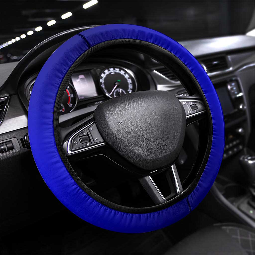 Bosnia and Herzegovina Coat of Arms Steering Wheel Cover Blend of National Colors & Symbols