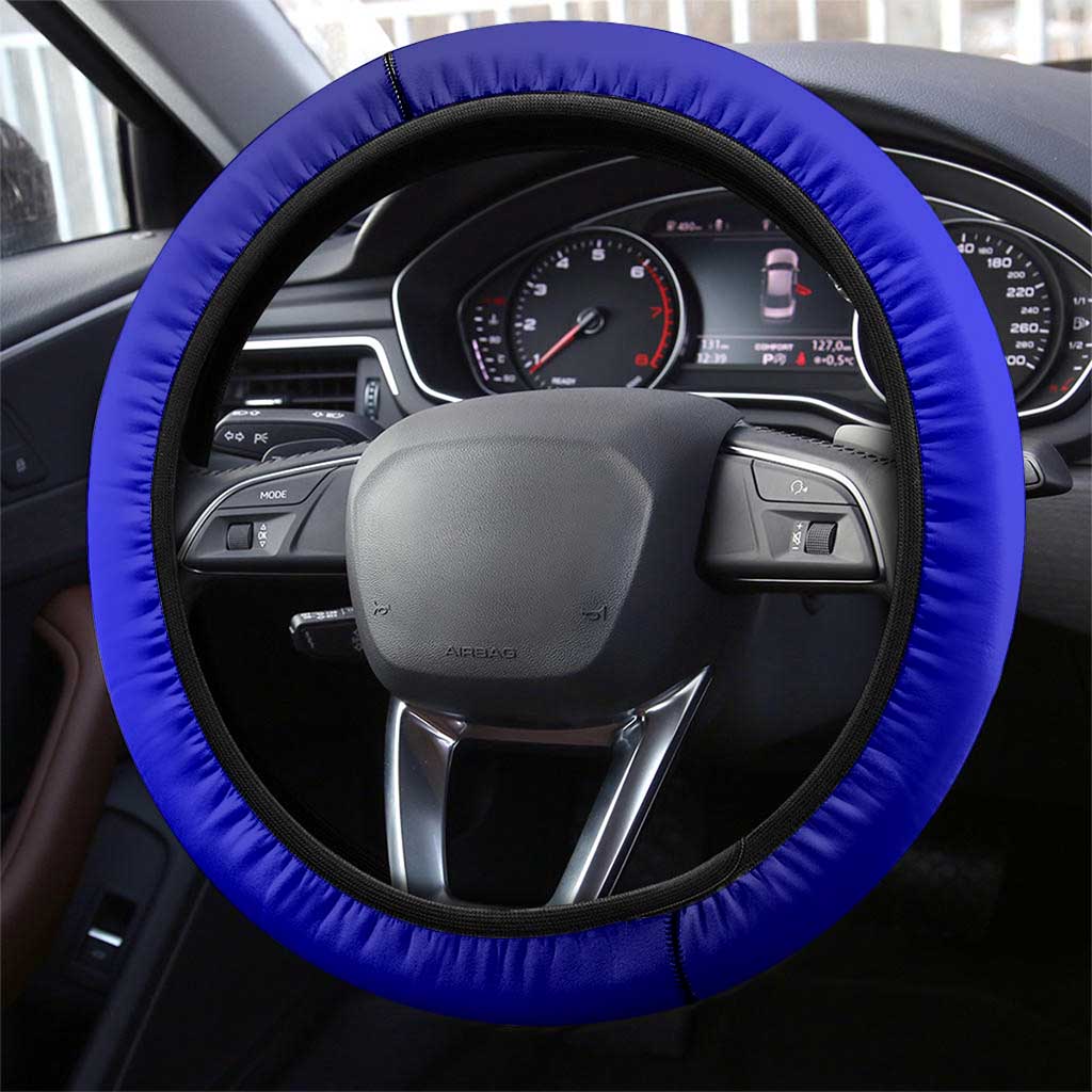 Bosnia and Herzegovina Coat of Arms Steering Wheel Cover Blend of National Colors & Symbols