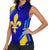 Bosnia and Herzegovina Coat of Arms Women Sleeveless Polo Shirt Blend of National Colors & Symbols