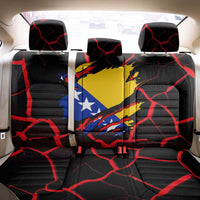 Bosnia and Herzegovina Flag Back Car Seat Cover with Dragon Shape - Fusion of National Pride & Sports Spirit