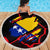 Bosnia and Herzegovina Flag Beach Blanket with Dragon Shape - Fusion of National Pride & Sports Spirit
