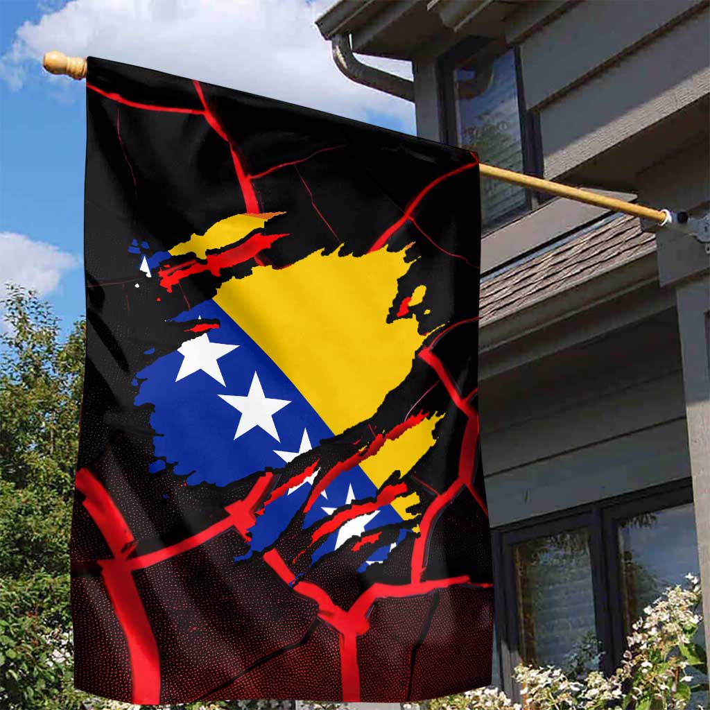 Bosnia and Herzegovina Flag Garden Flag with Dragon Shape - Fusion of National Pride & Sports Spirit