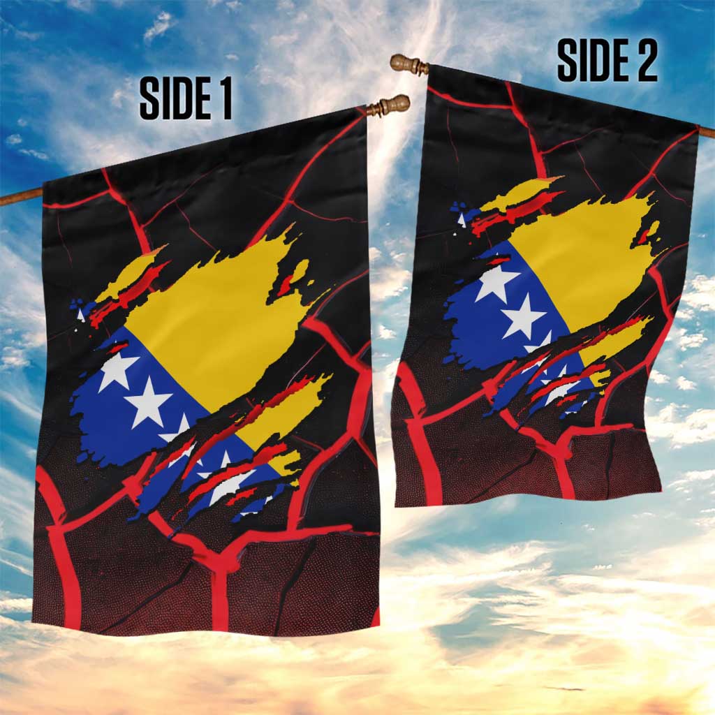 Bosnia and Herzegovina Flag Garden Flag with Dragon Shape - Fusion of National Pride & Sports Spirit