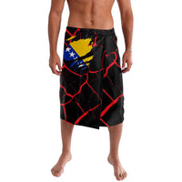 Bosnia and Herzegovina Flag Lavalava with Dragon Shape - Fusion of National Pride & Sports Spirit