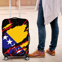Bosnia and Herzegovina Flag Luggage Cover with Dragon Shape - Fusion of National Pride & Sports Spirit