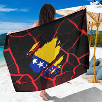 Bosnia and Herzegovina Flag Sarong with Dragon Shape - Fusion of National Pride & Sports Spirit