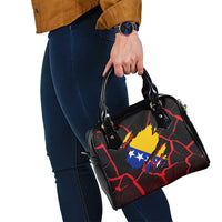 Bosnia and Herzegovina Flag Shoulder Handbag with Dragon Shape - Fusion of National Pride & Sports Spirit