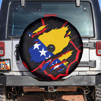Bosnia and Herzegovina Flag Spare Tire Cover with Dragon Shape - Fusion of National Pride & Sports Spirit